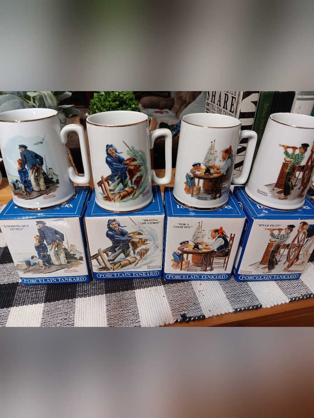 Norman Rockwell Cups